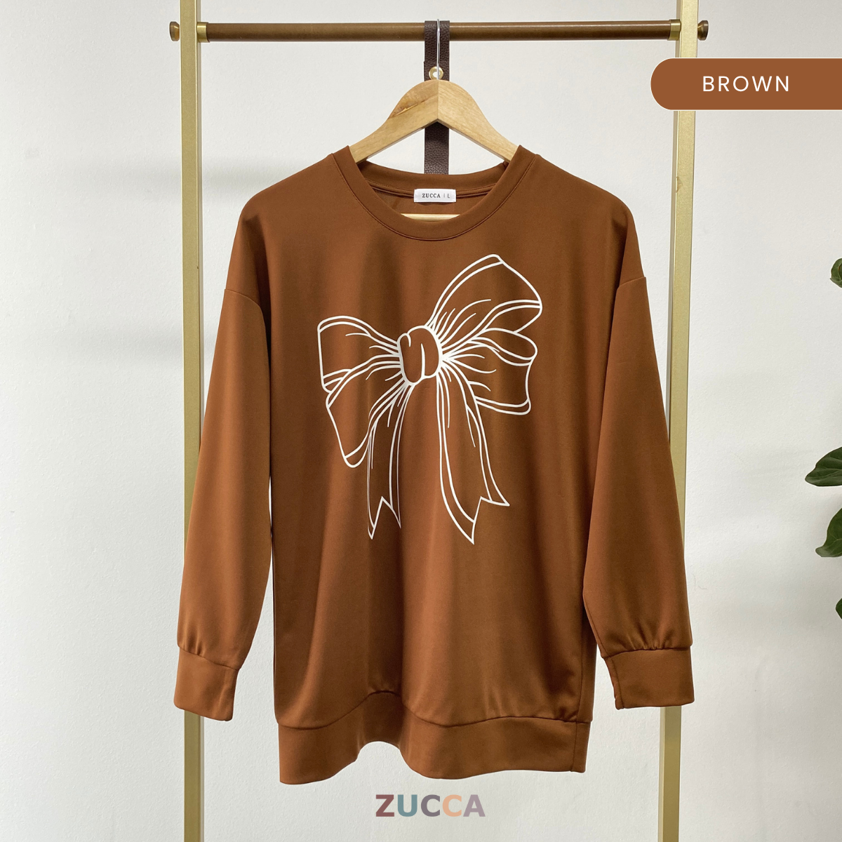 ZUCCA MONICA KEMEJA KASUAL BERCORAK REBEN - MA070
