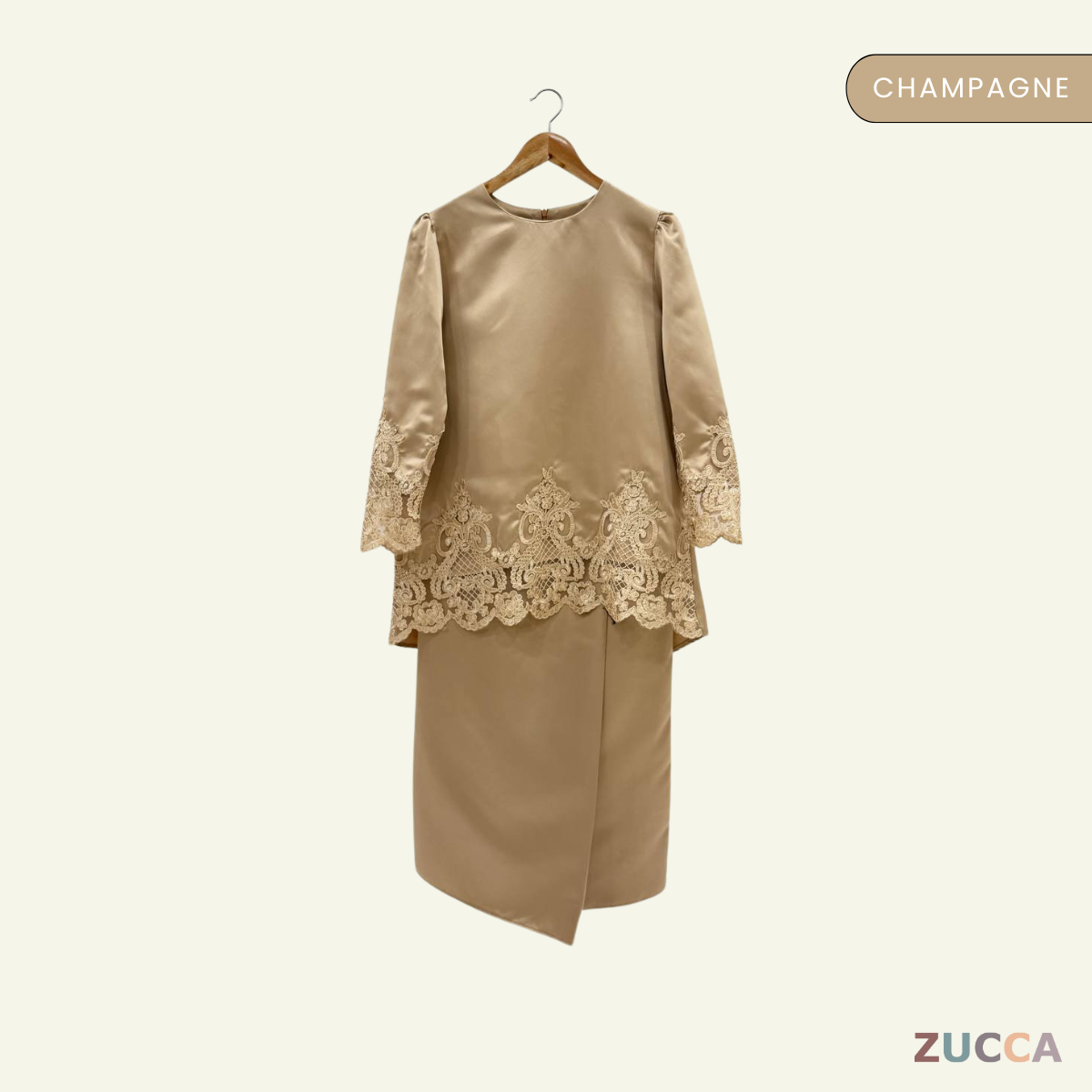 Zulaika Premium Kurung Moden Lace - ZW494