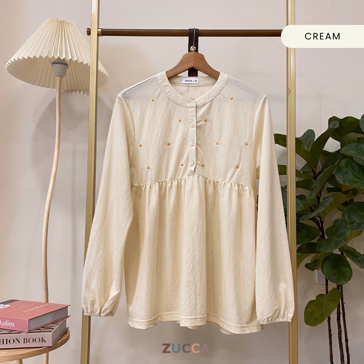 ZUCCA NELLA BLOUS DOLLY SULAMAN FLORAL DAISY - MA013