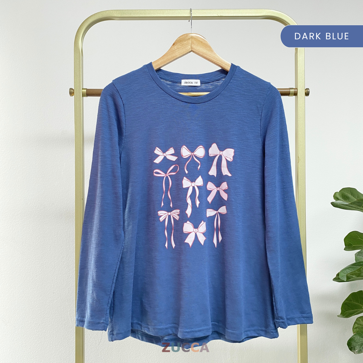 ZUCCA NADINA KEMEJA KASUAL BERCORAK REBEN – MA033 BAJU WANITA