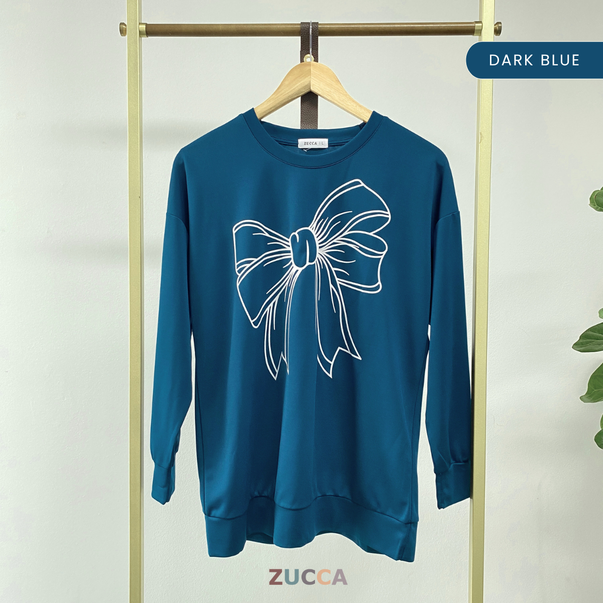 ZUCCA MONICA KEMEJA KASUAL BERCORAK REBEN - MA070