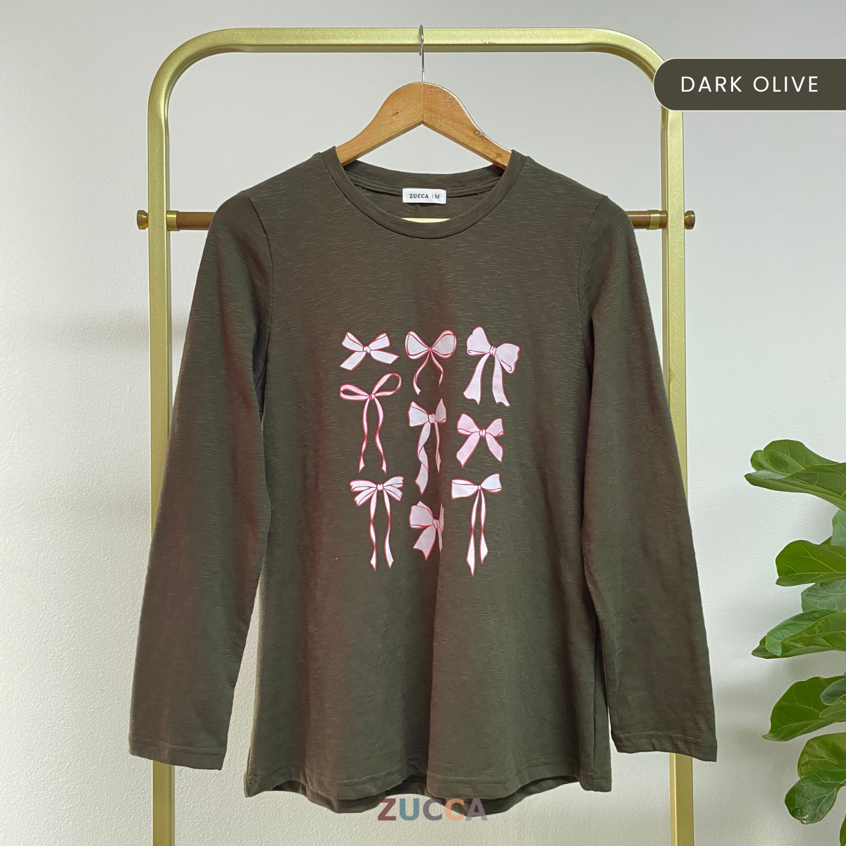 ZUCCA NADINA KEMEJA KASUAL BERCORAK REBEN – MA033 BAJU WANITA