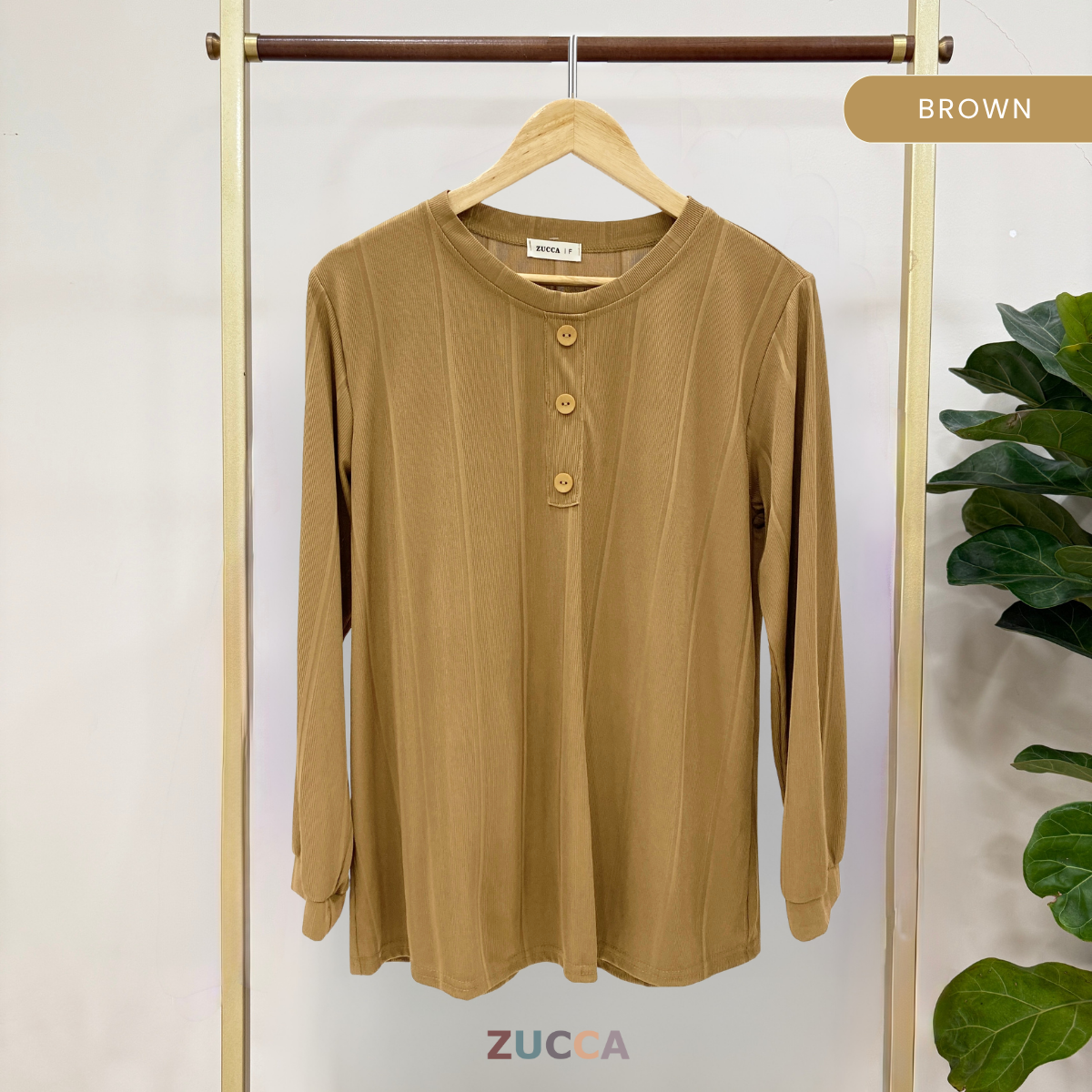 ZUCCA ASA BAJU KASUAL WANITA - DM033 WOMEN BLOUSE