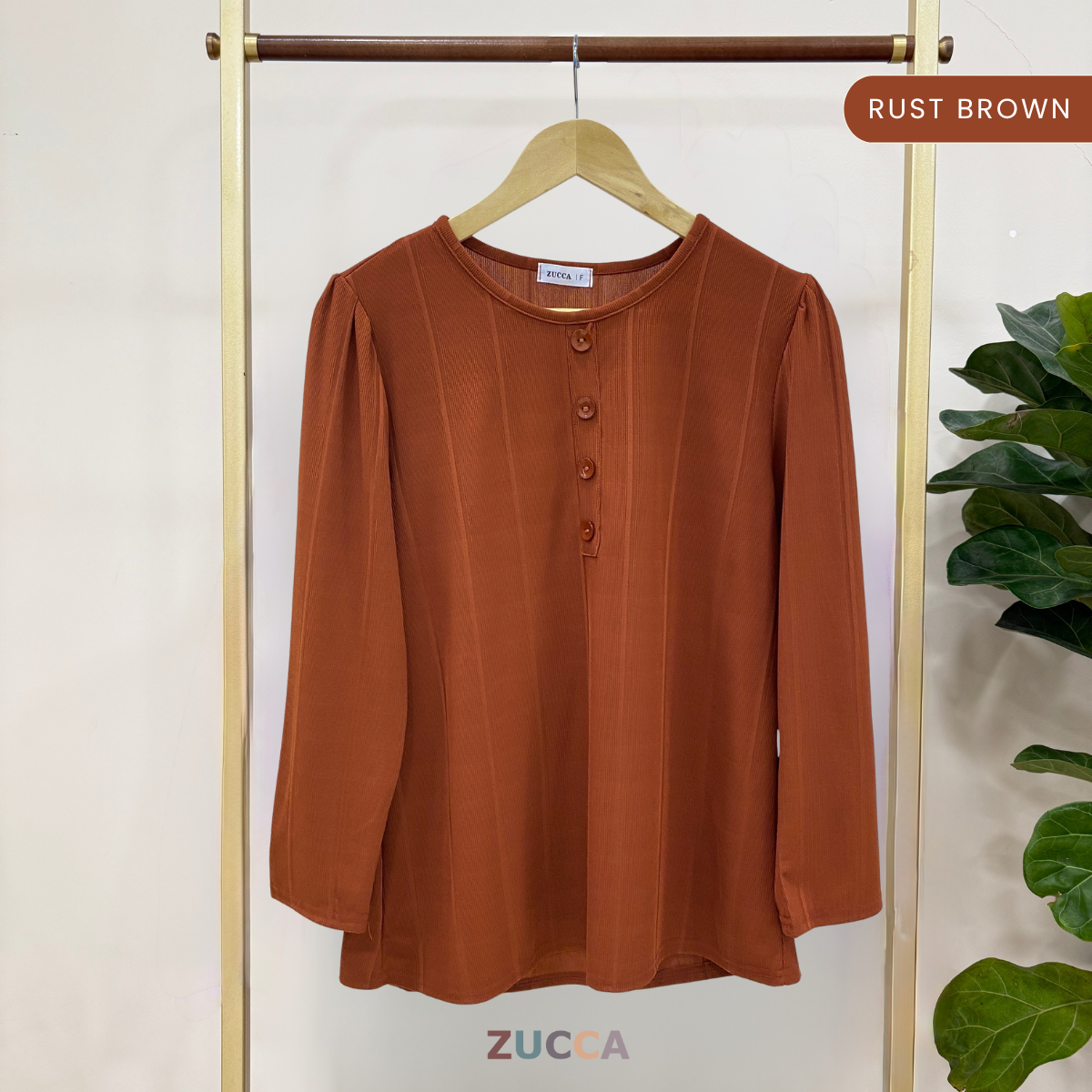 ZUCCA ASA BAJU KASUAL WANITA - DM033 WOMEN BLOUSE