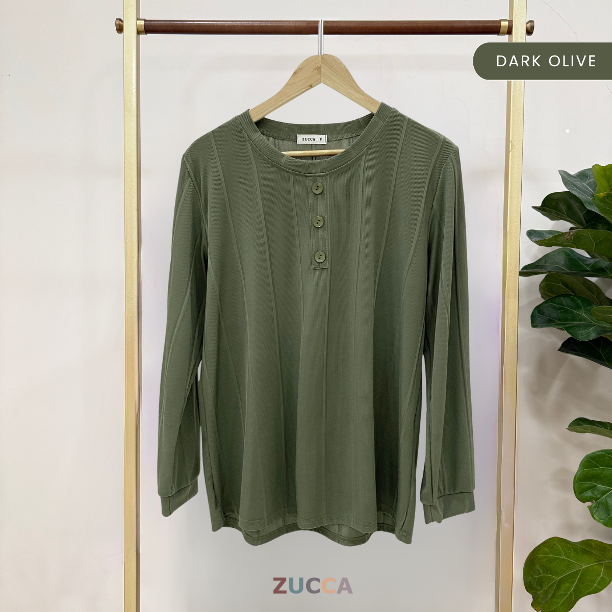 ZUCCA ASA BAJU KASUAL WANITA - DM033 WOMEN BLOUSE