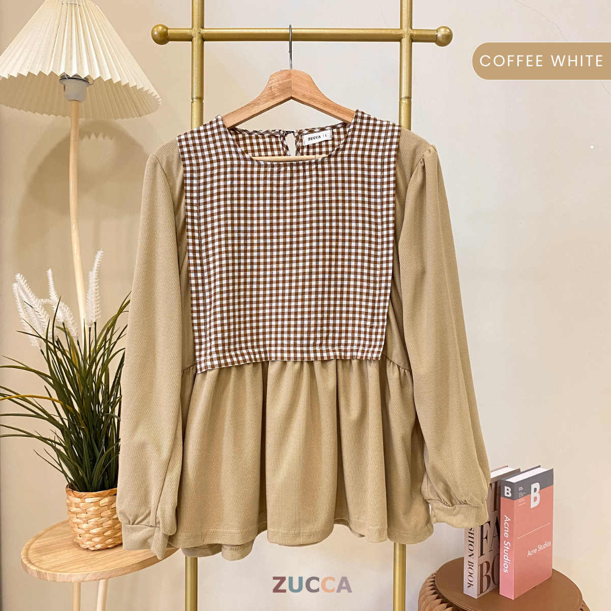 ZUCCA SULLI KOREAN WOMEN BLOUSE KOREAN STYLE - DM040