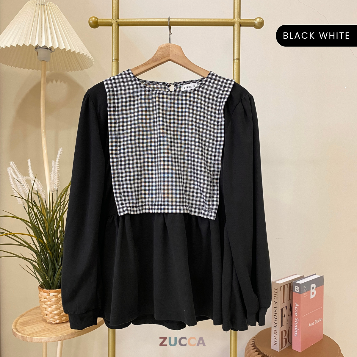 ZUCCA SULLI KOREAN WOMEN BLOUSE KOREAN STYLE - DM040