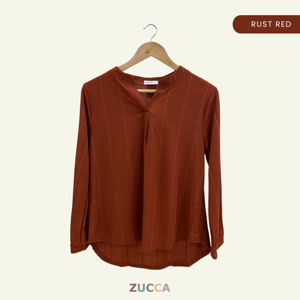 ZUCCA ALITA PLAIN WOMEN BLOUSE - DM065 KEMEJA WANITA OFFICEWEAR KOREAN STYLE