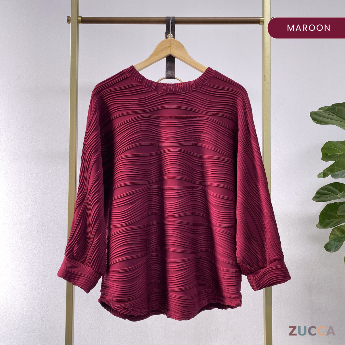 ZUCCA FARISA KEMEJA CORAK BERJALUR - DM089