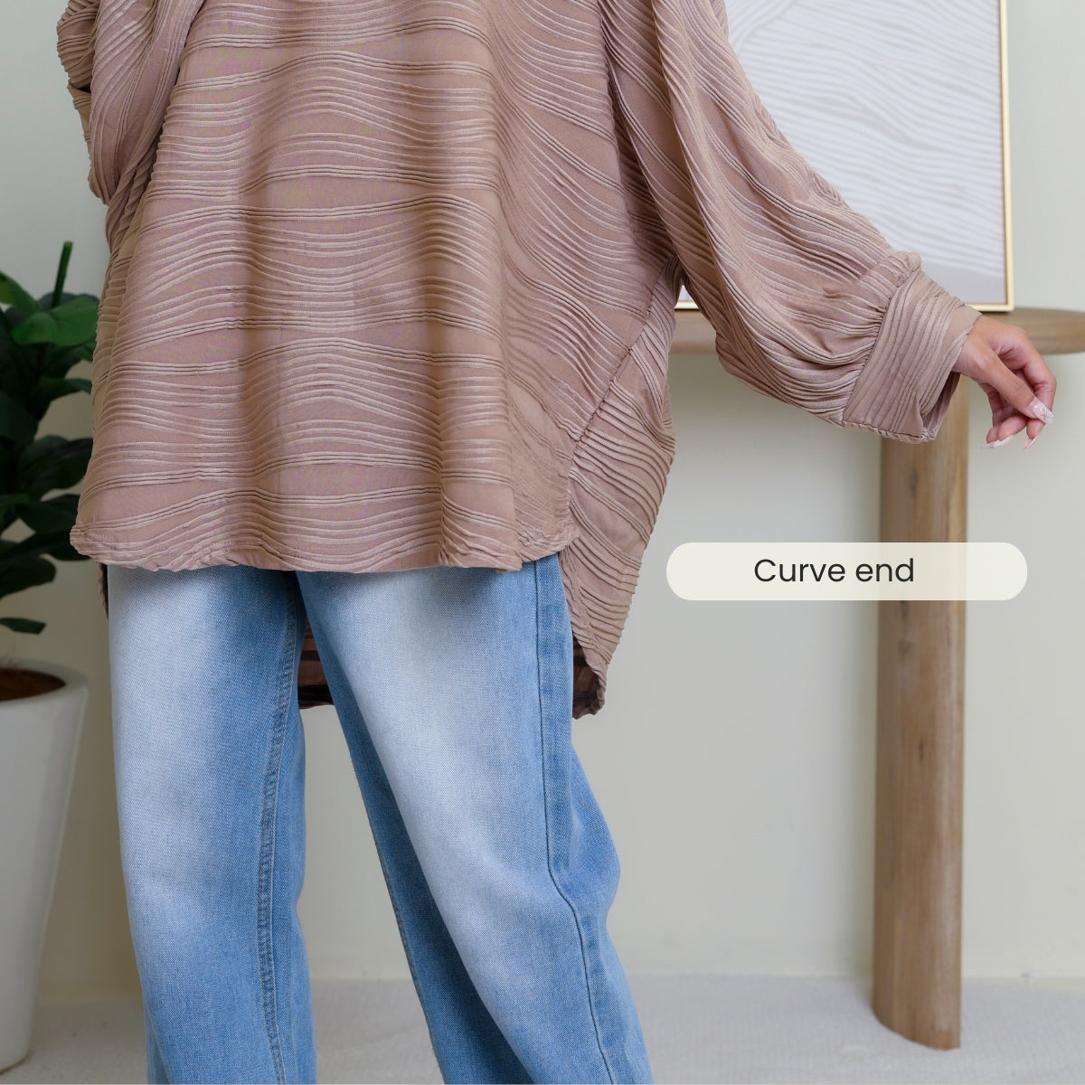 ZUCCA FARISA KEMEJA CORAK BERJALUR - DM089