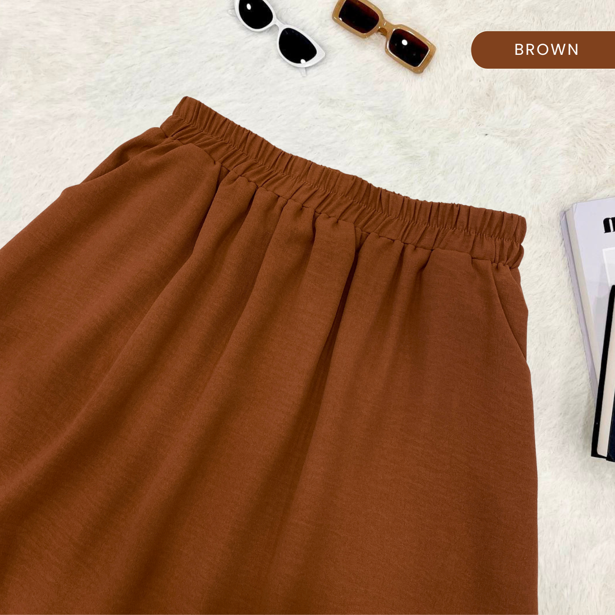 ZUCCA CARMIN SKIRT KASUAL KAPAS - DM135