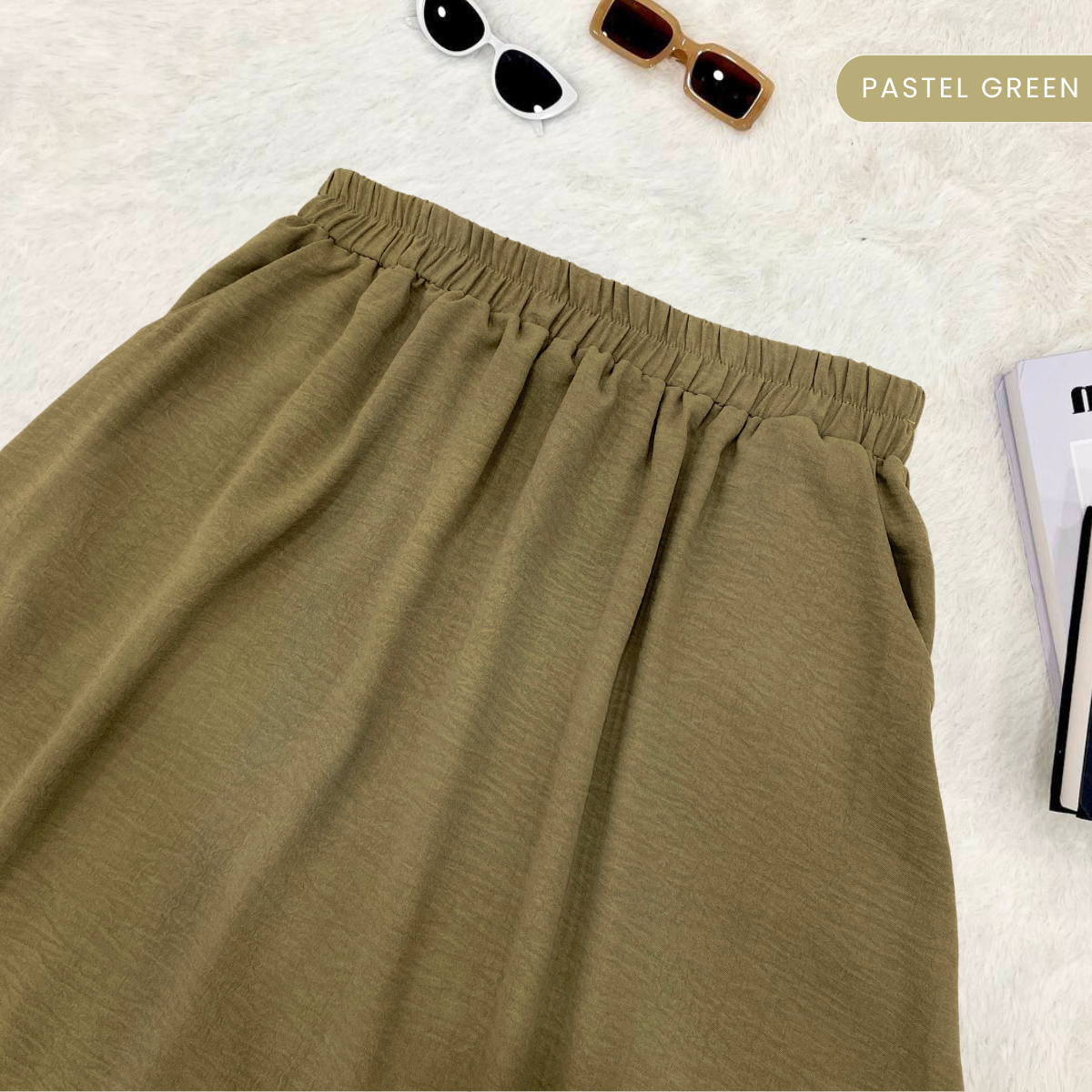 ZUCCA CARMIN SKIRT KASUAL KAPAS - DM135