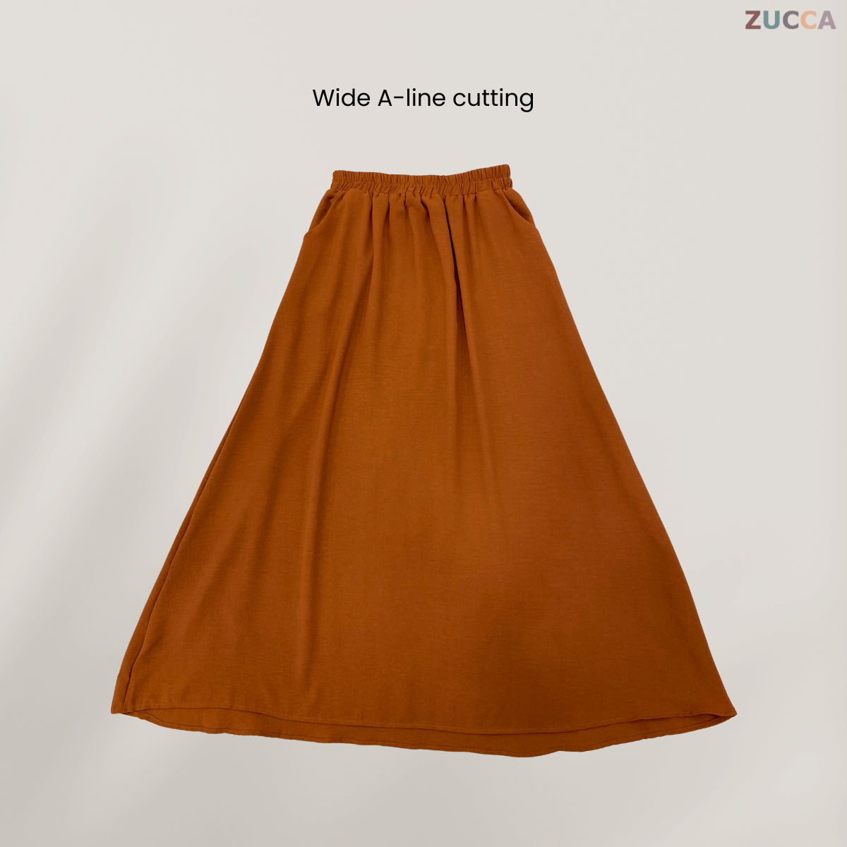 ZUCCA CARMIN SKIRT KASUAL KAPAS - DM135