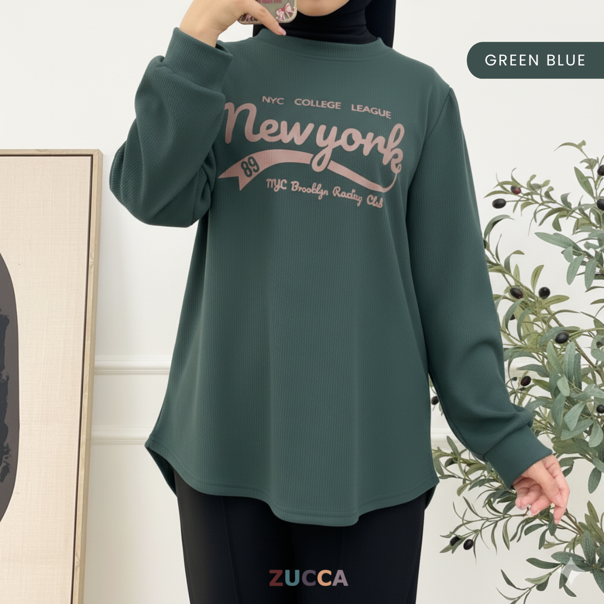 ZUCCA DALINIA CASUAL PRINT SHIRT - DM141