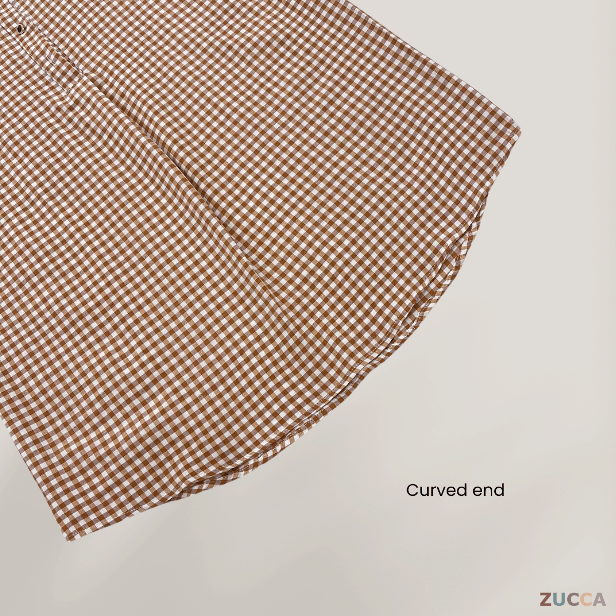 Lily Half Button Gingham Women Blouse - DM149