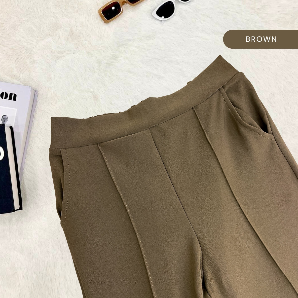 Davi High Waist Flare Women Pants - DM170