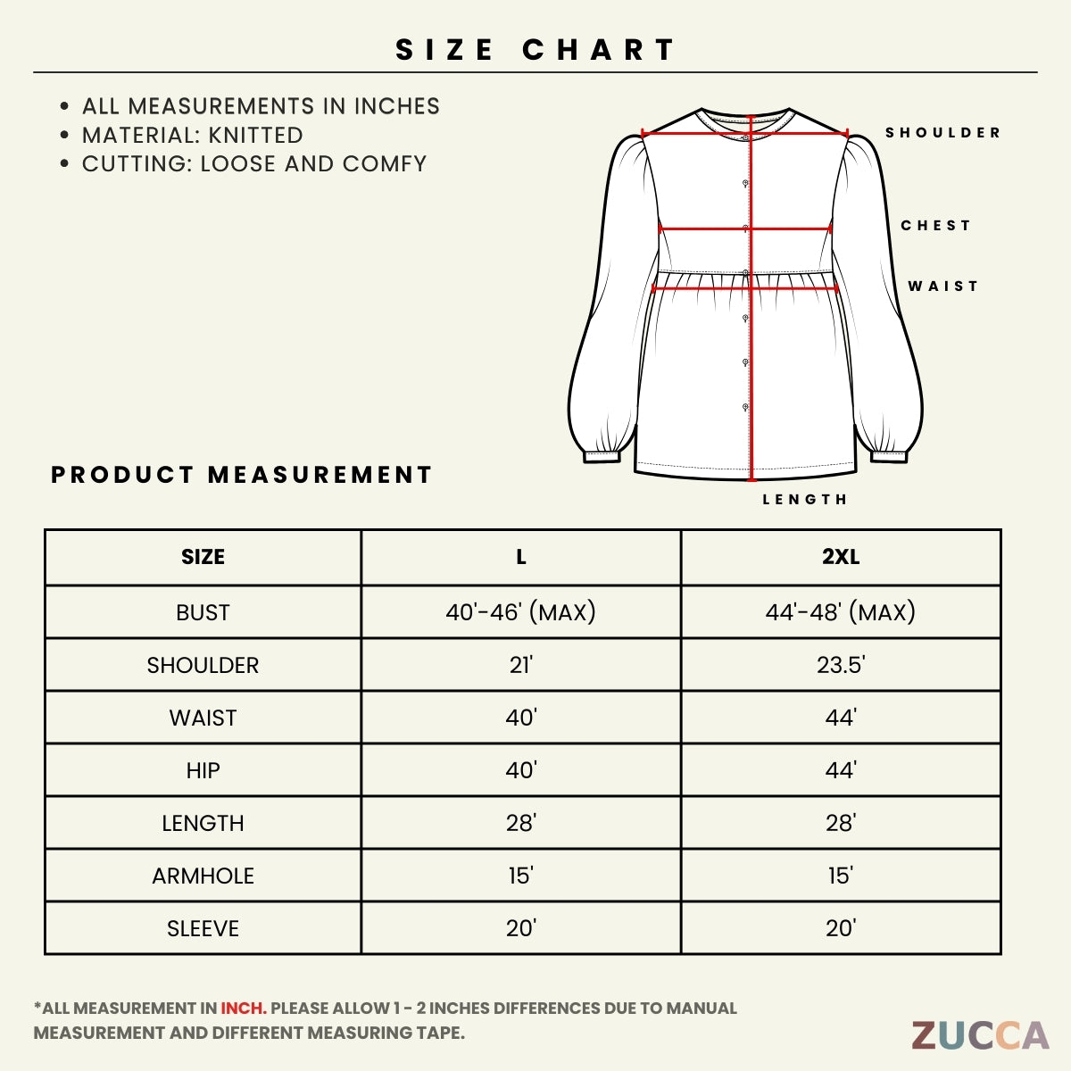 ZUCCA HAZIRA KNIT BUTTON CARDIGAN LABUH- DM189