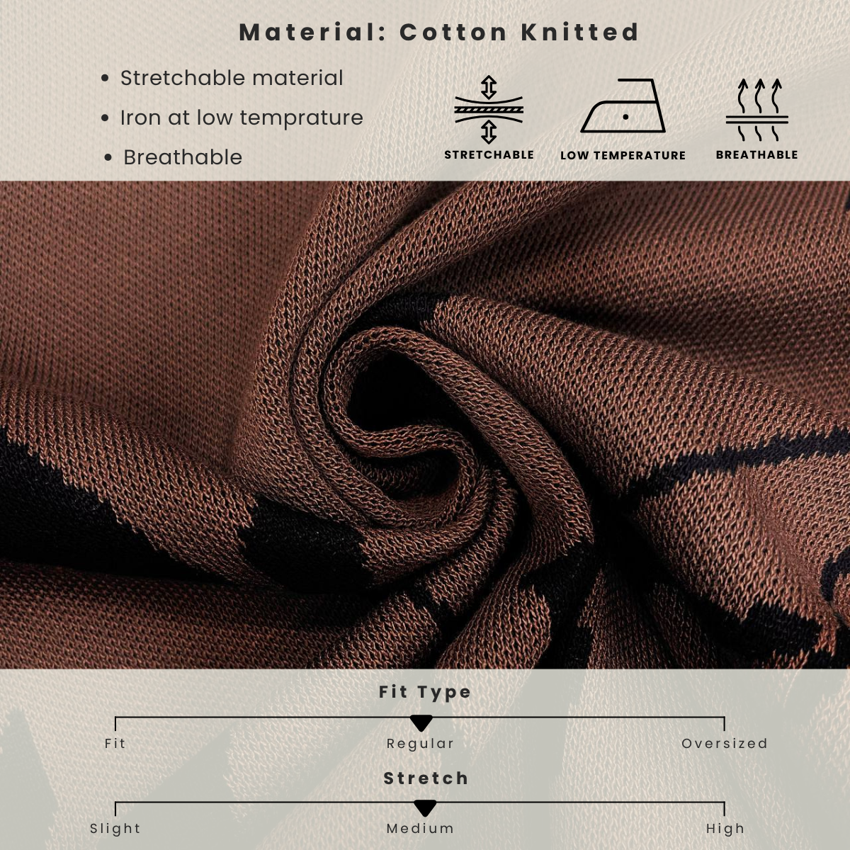 ZUCCA IZARA LEAF PRINT KNIT SHIRT - DM192 KOREAN STYLE