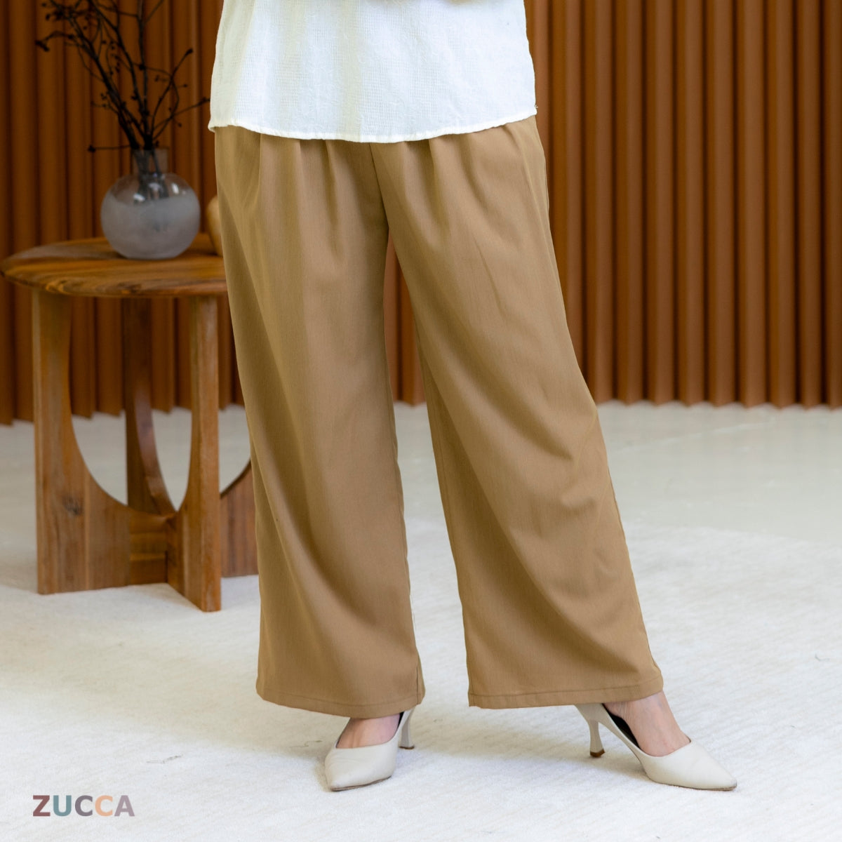 Rilo Wide Leg Loose Fit Palazzo Pants - DM210