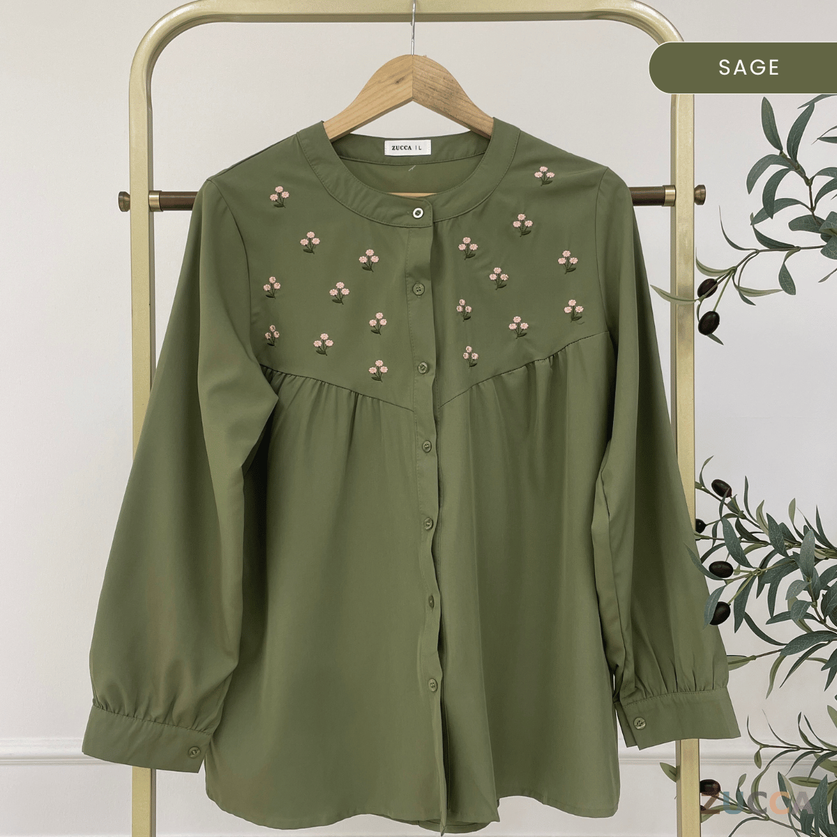 ZUCCA LIYARA BLOUSE SULAMAN BUNGA DOLLY – DM235