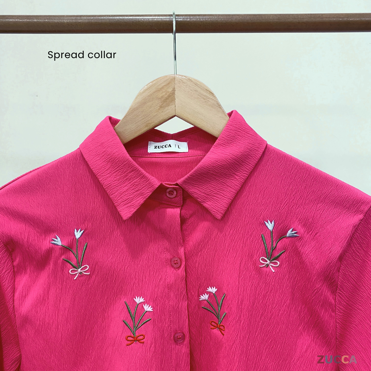 ZUCCA ALYANI BLAUS WANITA SULAMAN BUNGA - DM243 BAJU WANITA