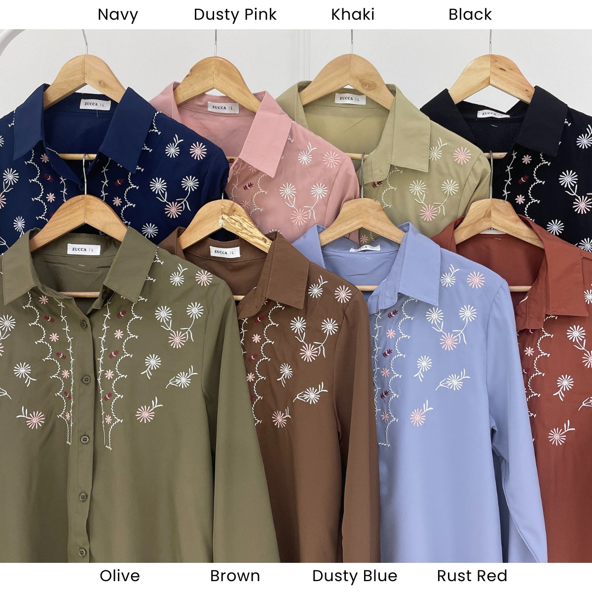 ZUCCA ALYANI BLAUS WANITA SULAMAN BUNGA - DM243 BAJU WANITA