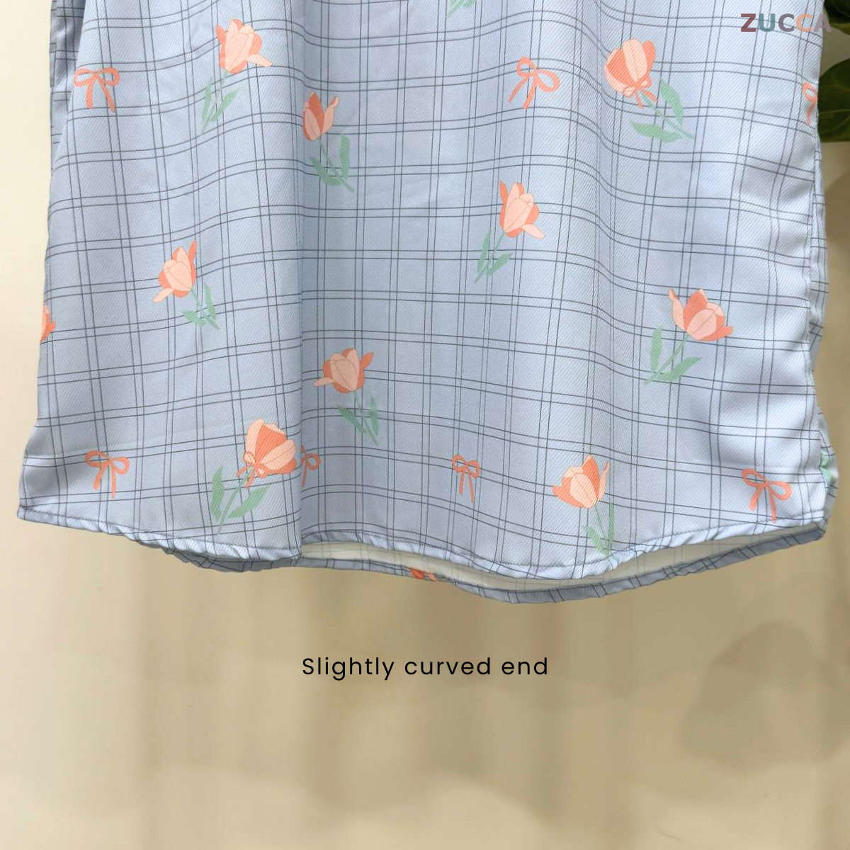 ZUCCA NIKITA BLOUSE LEHER REBEN BERCORAK FLORAL GAYA KOREA - DM248