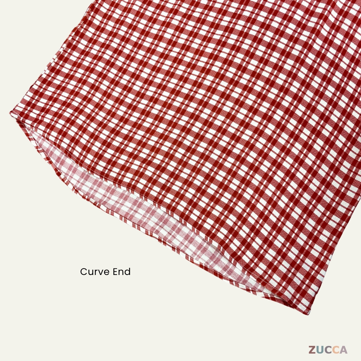 ZUCCA TISHA BLOUS WANITA BERKOTAK LENGAN PANJANG - DM267