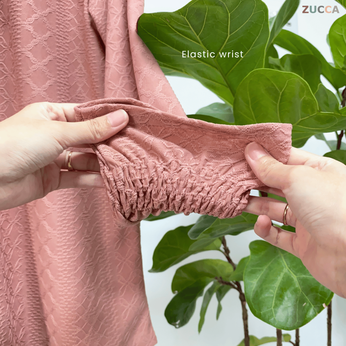 ZUCCA ANAIS BLOUS JACQUARD BERTEKSTUR - DM271