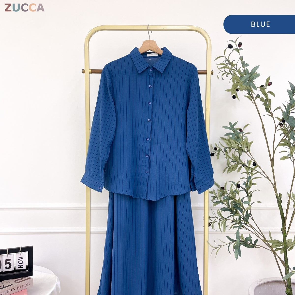 ZUCCA SALLY WOMEN SETWEAR TOP SKIRT LONG SLEEVE - DM280