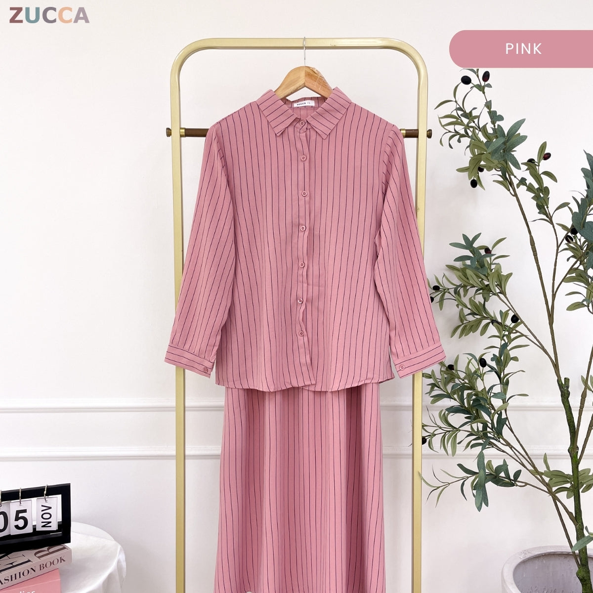 ZUCCA SALLY WOMEN SETWEAR TOP SKIRT LONG SLEEVE - DM280