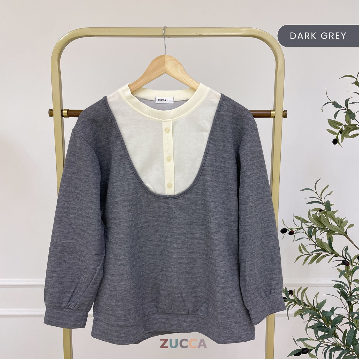 ZUCCA JUNNY DOLCE PULLOVER MODEST LOOK - DM286