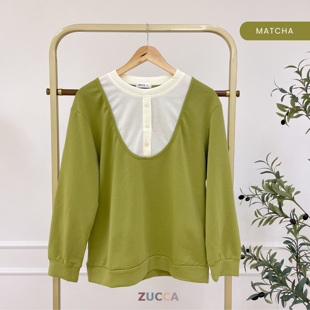 ZUCCA JUNNY DOLCE PULLOVER MODEST LOOK - DM286