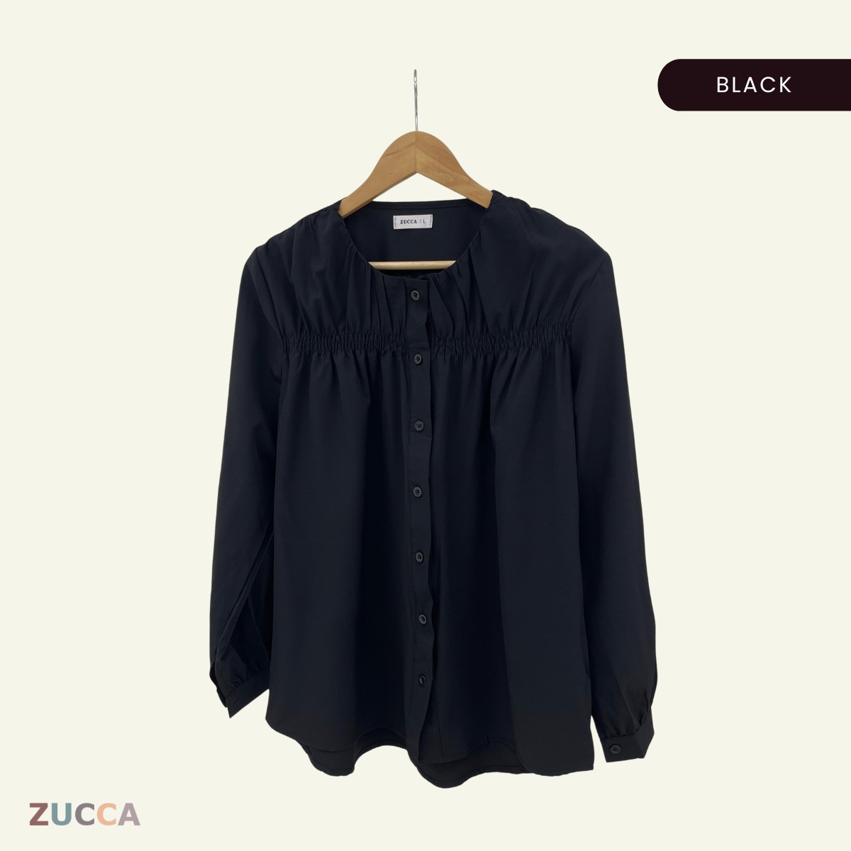 Frena Ruched Women Blouse - DM078 Korean Style