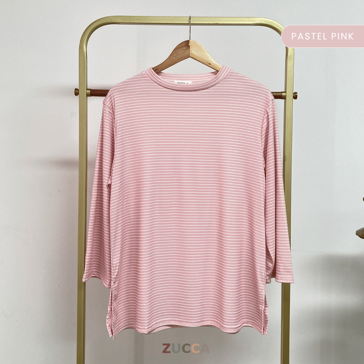 ZUCCA NAOMI PRINTED STRIPE BLOUSE - DM292 BAJU WANITA