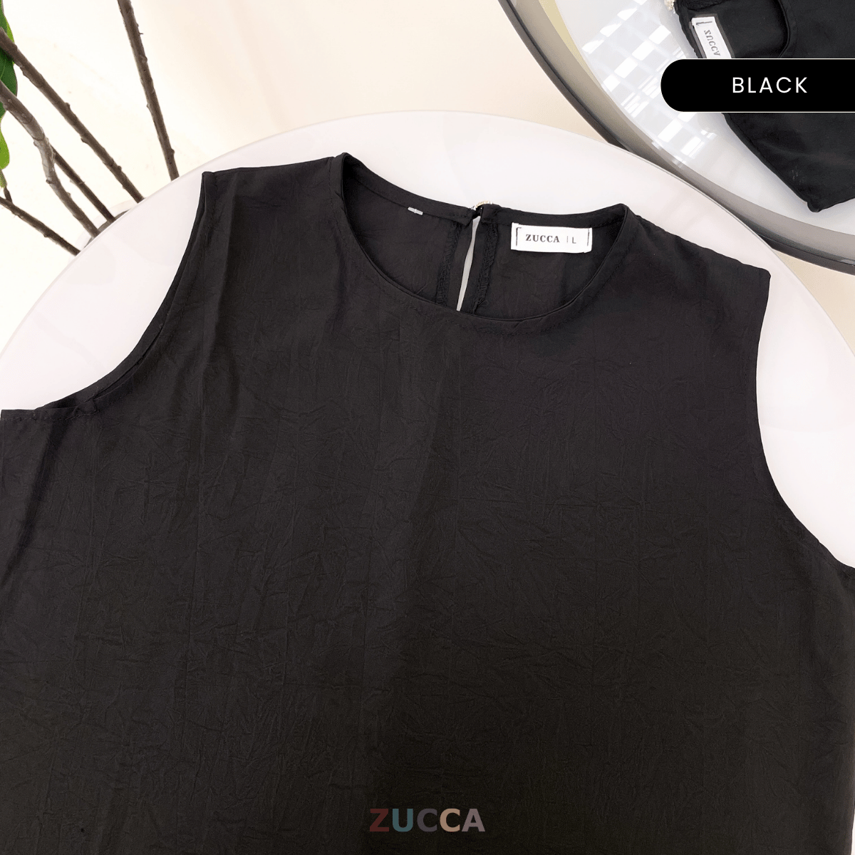 ZUCCA ARIELLA SLEEVELESS MODEST DRESS -DM311