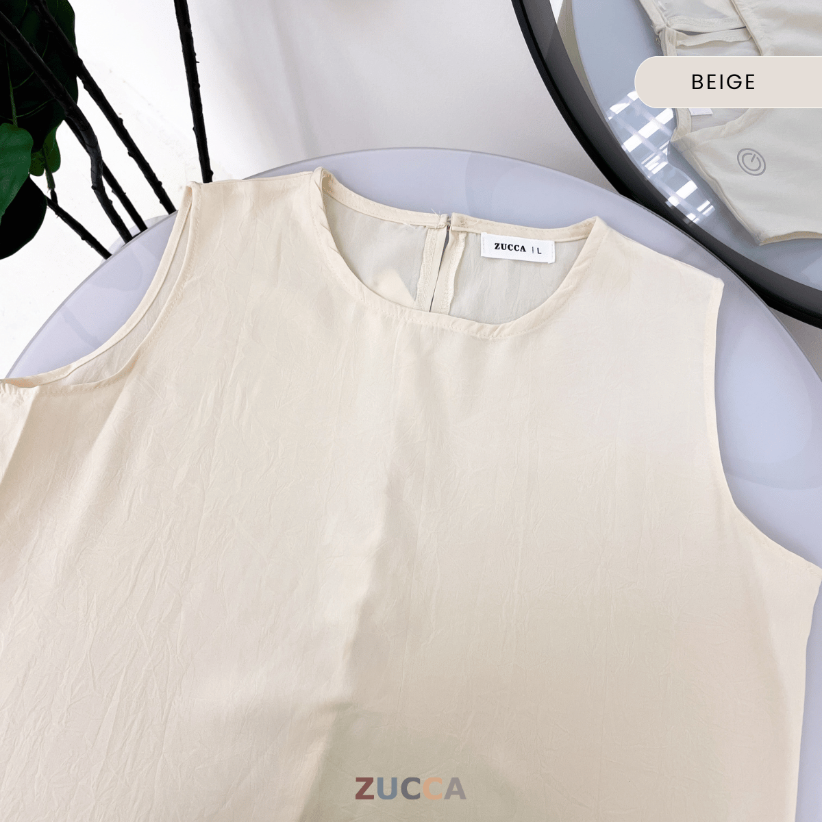 ZUCCA ARIELLA SLEEVELESS MODEST DRESS -DM311