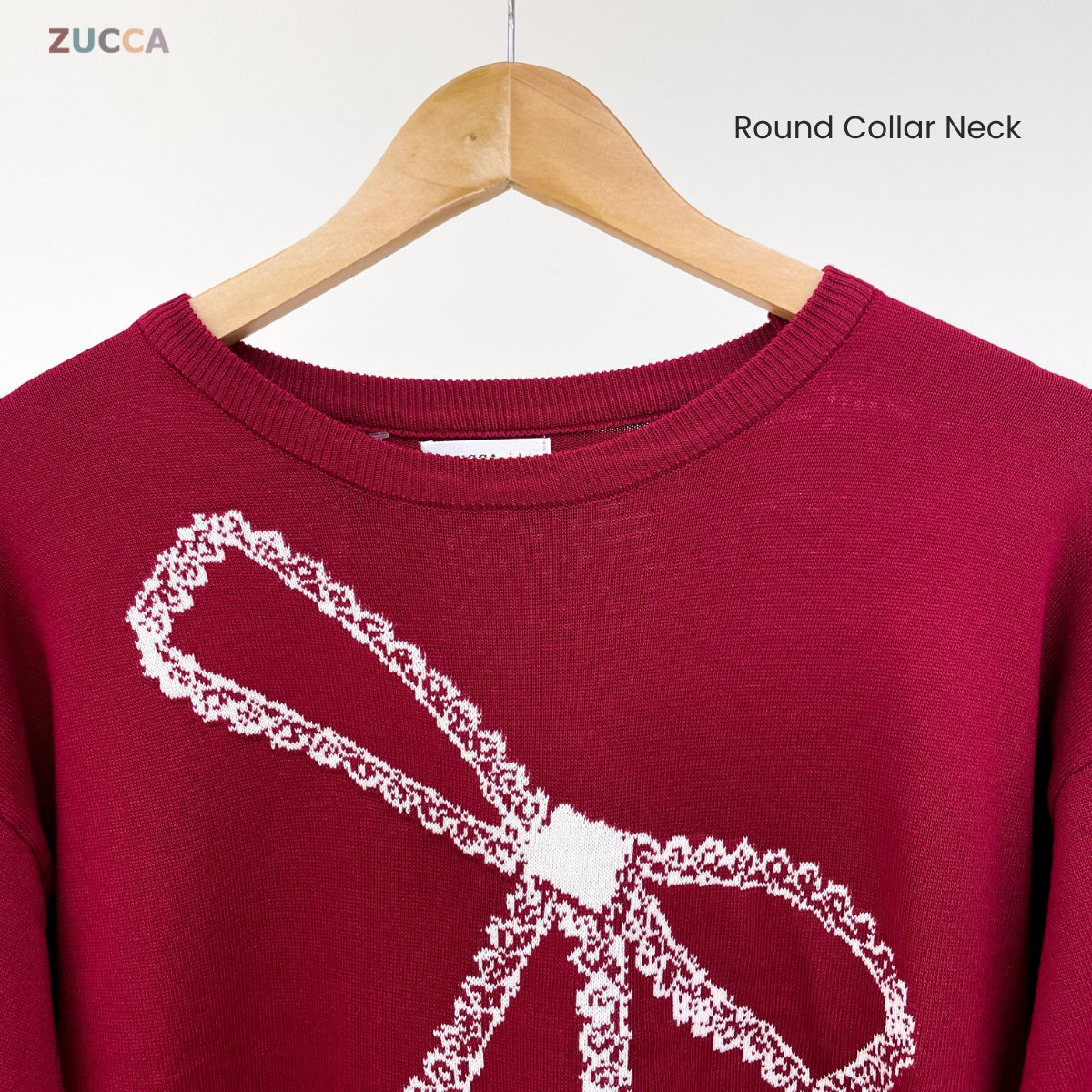 ZUCCA ZOEY PEREMPUAN KASUAL KNITWEAR LONG SLEEVE - DM318