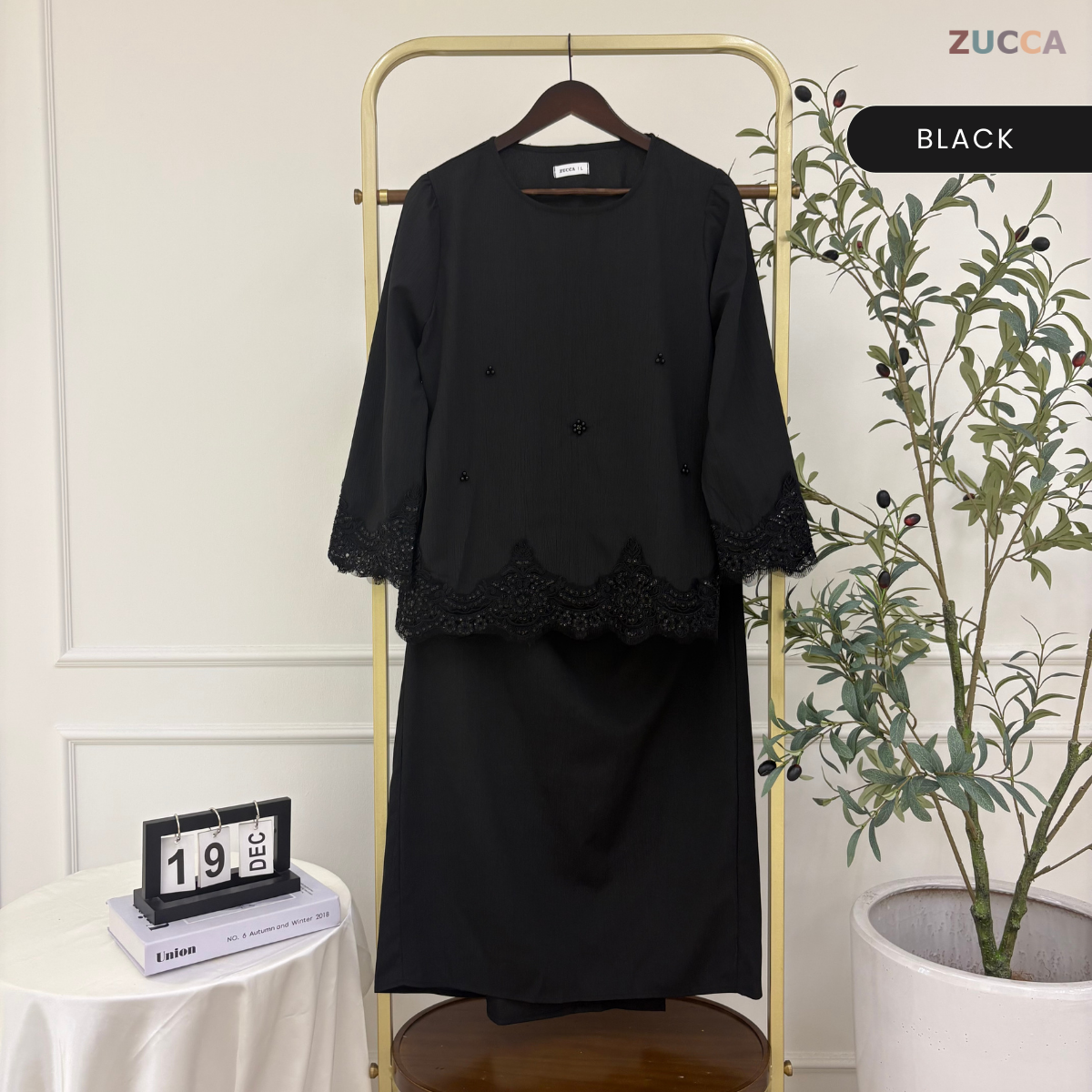 ZUCCA GINAH KURUNG KEDAH MODERN EMBROIDERED - DMRAYA003