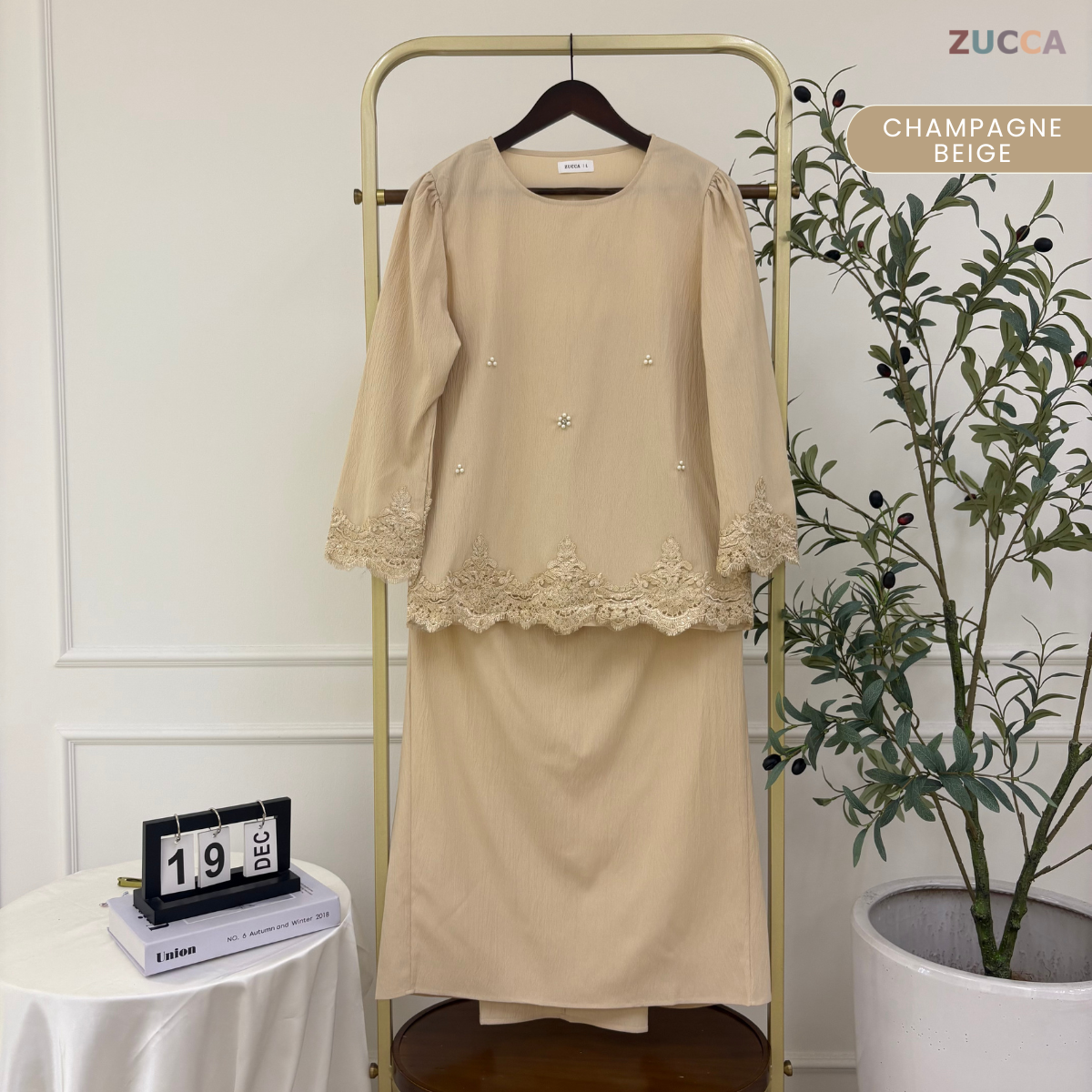 ZUCCA GINAH KURUNG KEDAH MODERN EMBROIDERED - DMRAYA003