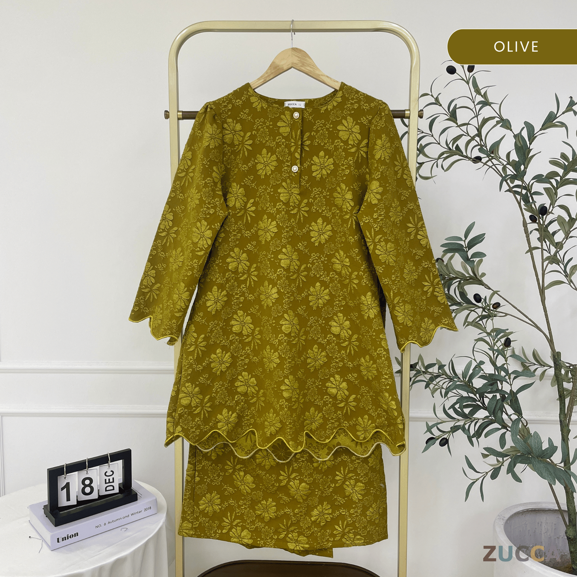 [JOM RAYA 2025] ZUCCA [KIDS] NAZRINA FLORAL KURUNG MODERN ANAK- DMRAYA006A