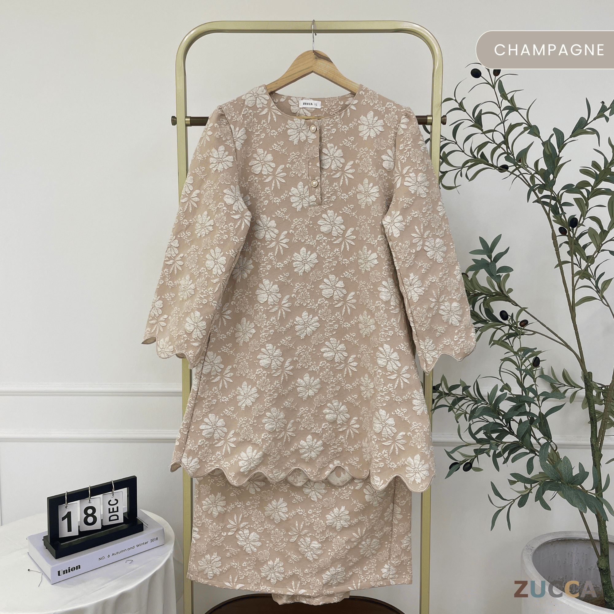 [JOM RAYA 2025] ZUCCA [KIDS] NAZRINA FLORAL KURUNG MODERN ANAK- DMRAYA006A