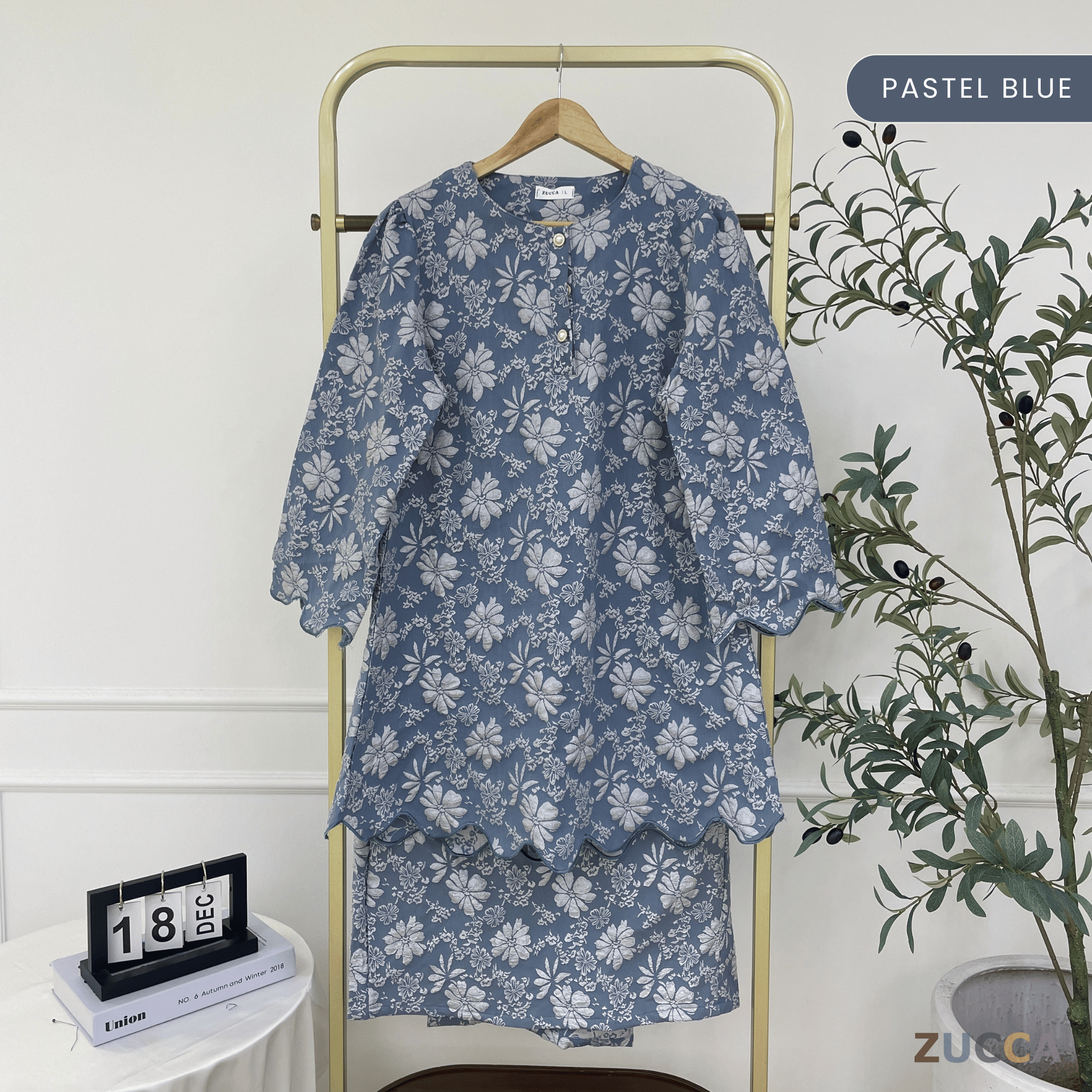 [JOM RAYA 2025] ZUCCA [KIDS] NAZRINA FLORAL KURUNG MODERN ANAK- DMRAYA006A