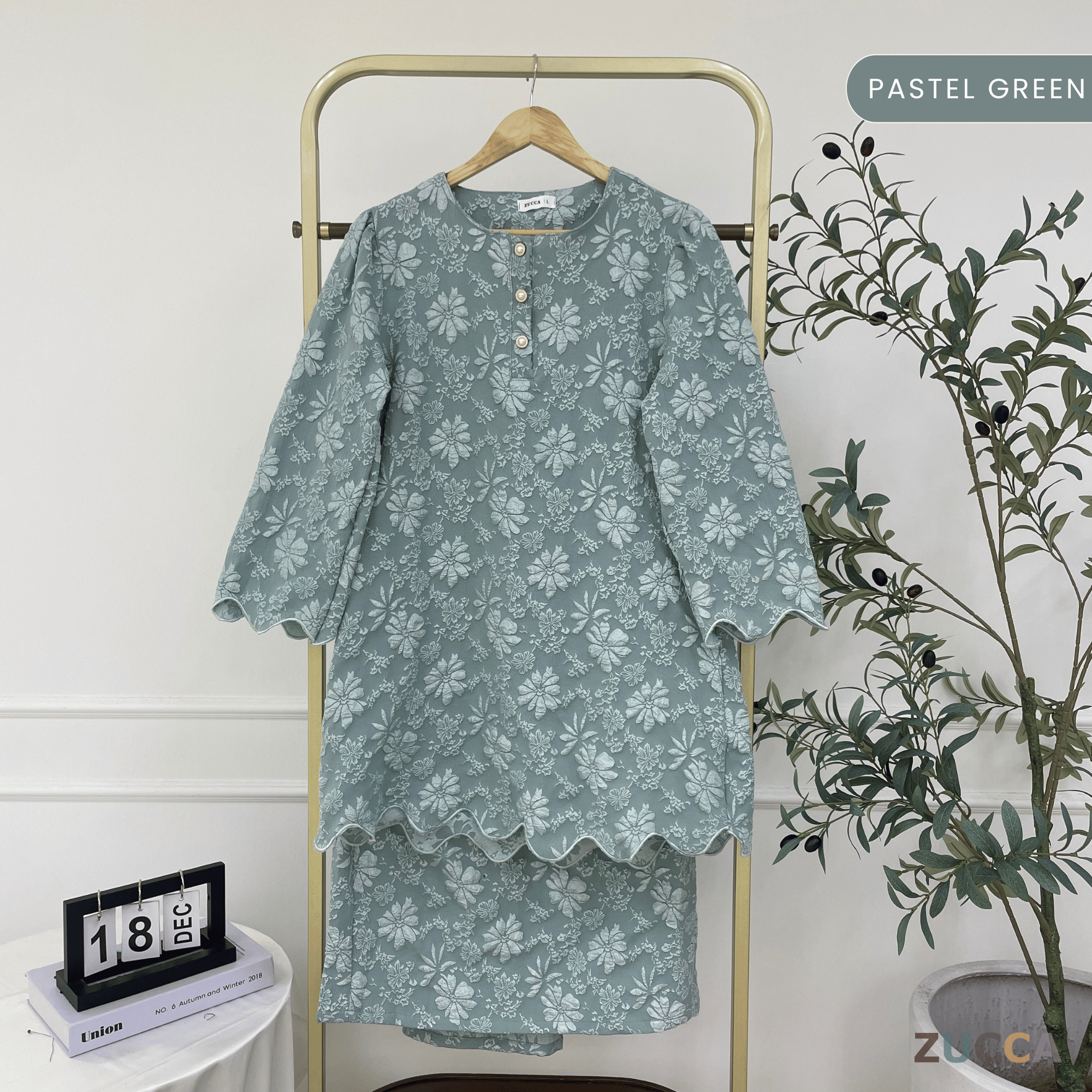 [JOM RAYA 2025] ZUCCA [KIDS] NAZRINA FLORAL KURUNG MODERN ANAK- DMRAYA006A