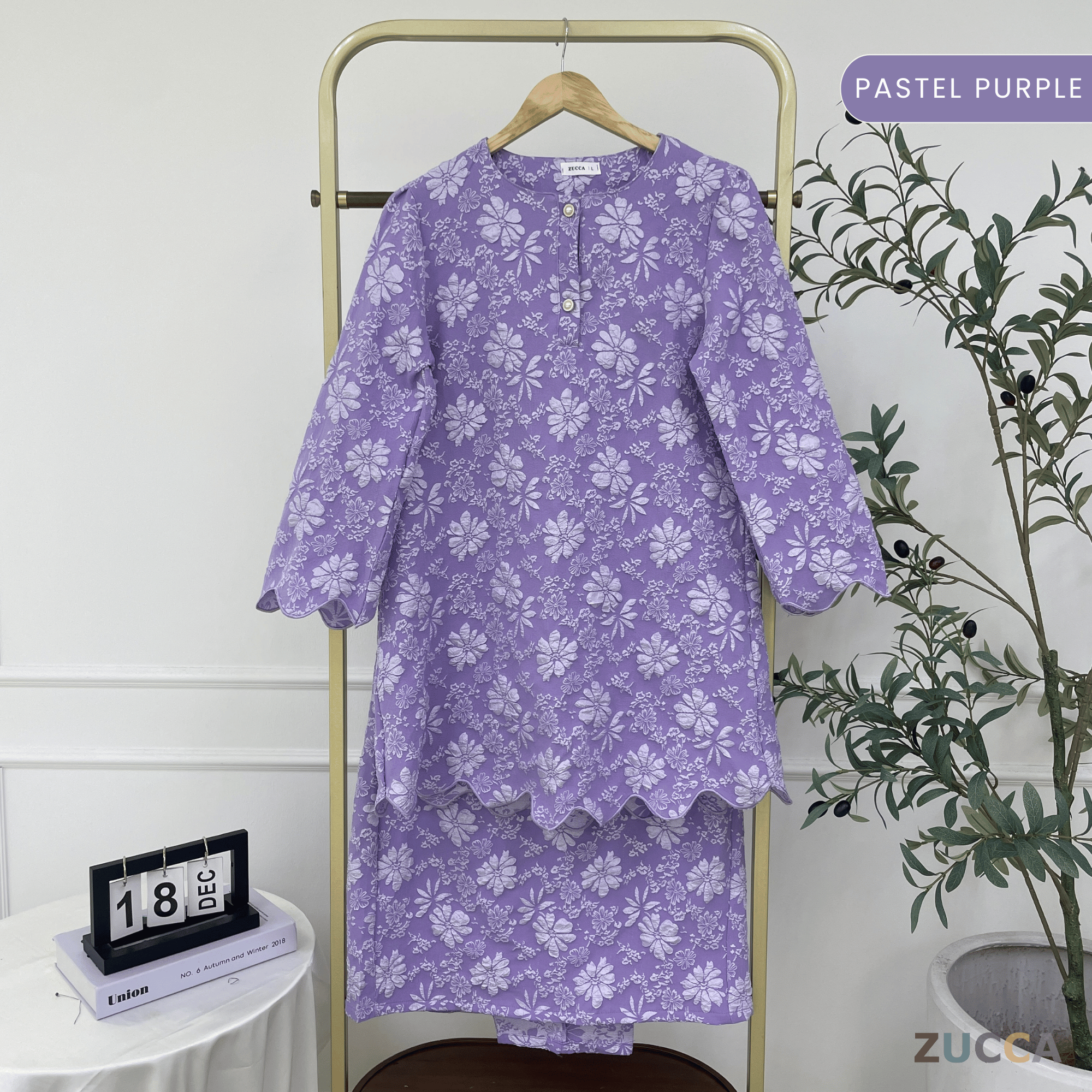 [JOM RAYA 2025] ZUCCA [KIDS] NAZRINA FLORAL KURUNG MODERN ANAK- DMRAYA006A