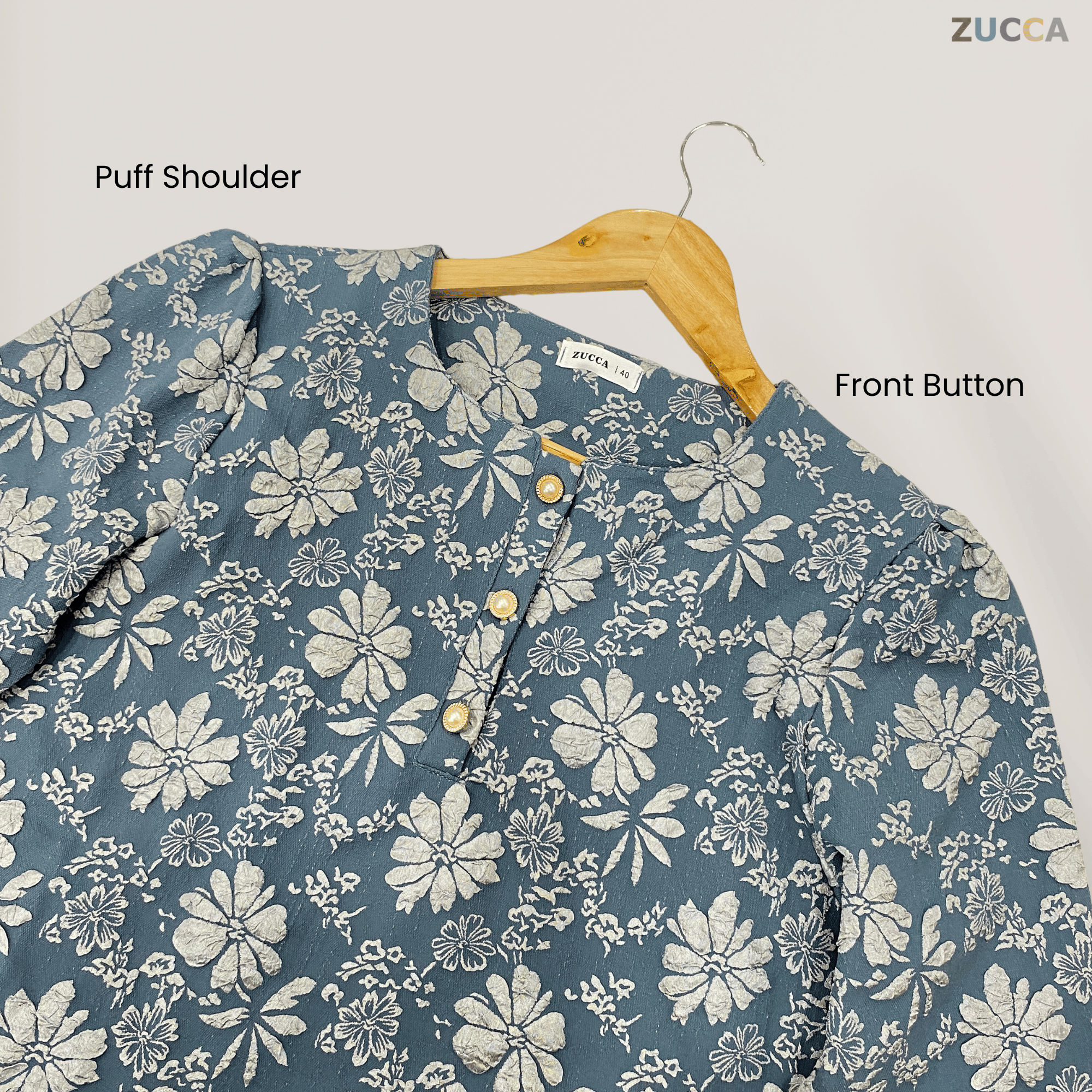 [JOM RAYA 2025] ZUCCA [MOM] NAZRINA FLORAL KURUNG MODERN IBU  - DMRAYA006