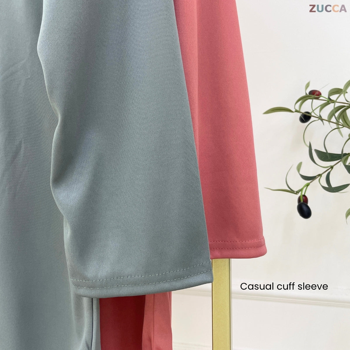 ZUCCA ALESIA KASUAL MUSLIMAH SHIRT V NECK - DMS1005