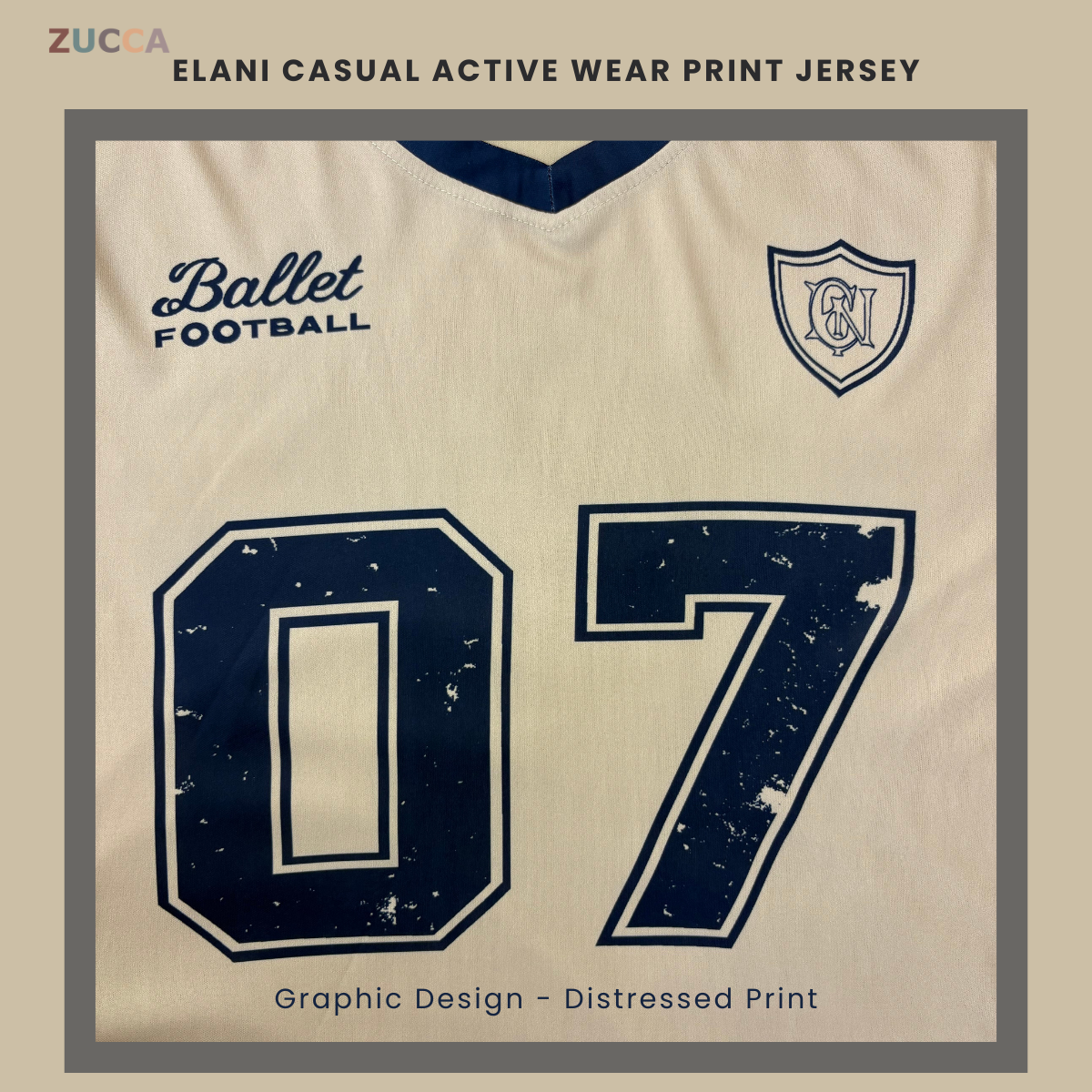 ZUCCA ELANI KASUAL MUSLIMAH BLOUSE ACTIVE WEAR - DMS1006