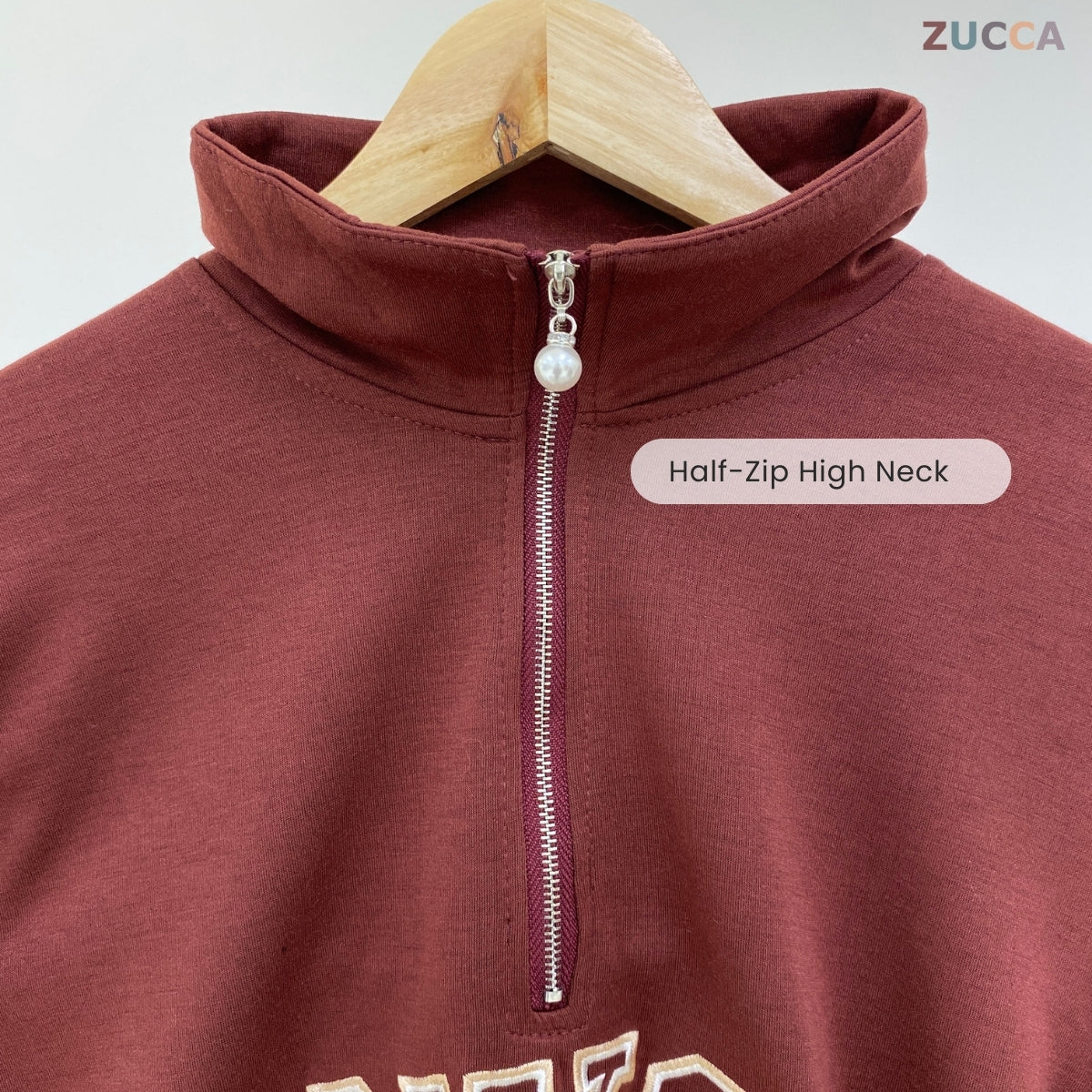 ZUCCA EXORA SET HALF-ZIP STREETWEAR SWEATSHIRT-DMSET008