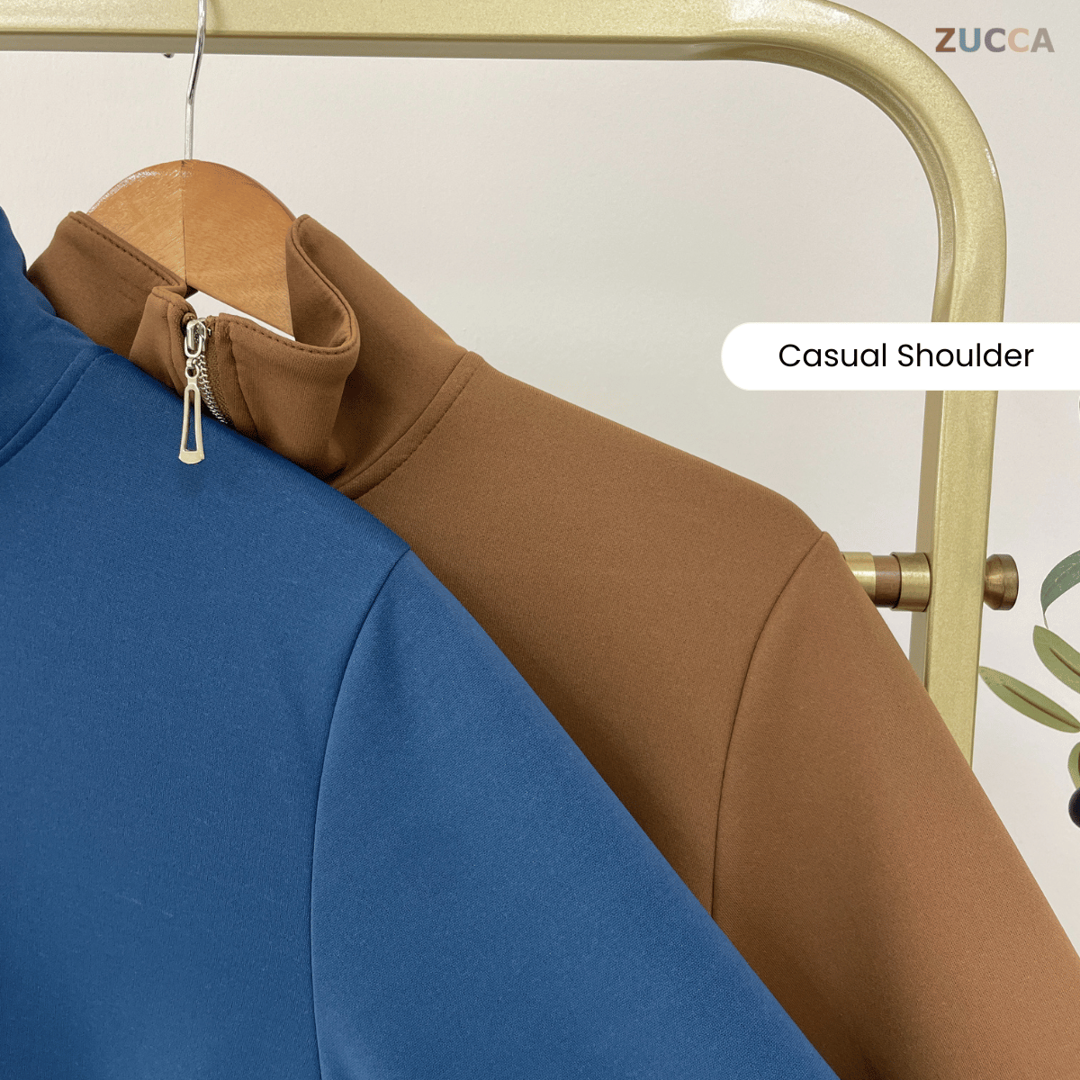 ZUCCA EXORA SET HALF-ZIP STREETWEAR SWEATSHIRT-DMSET008